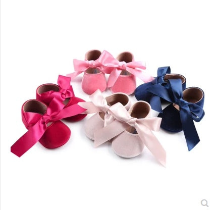 Ribbon Spring and Autumn Baby Shoes