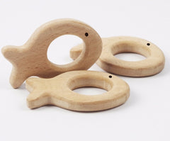 Beech Wood Baby Teethers