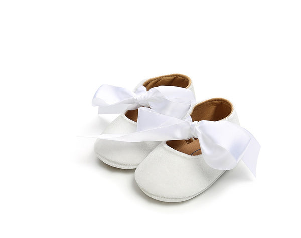 Ribbon Spring and Autumn Baby Shoes