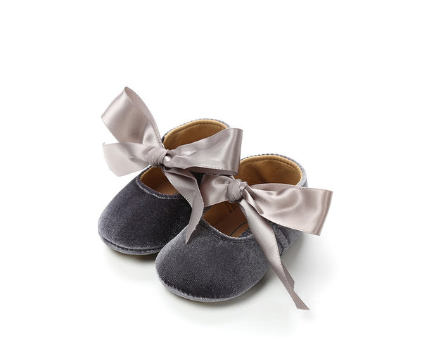 Ribbon Spring and Autumn Baby Shoes