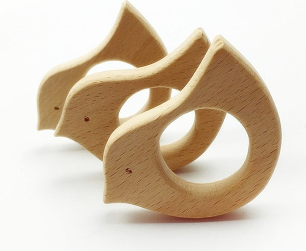 Beech Wood Baby Teethers