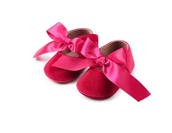 Ribbon Spring and Autumn Baby Shoes