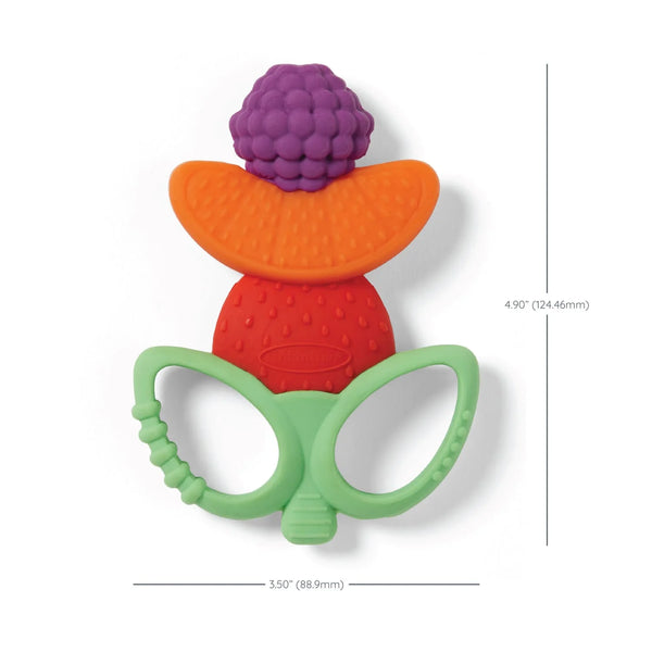 Lil' Nibbles Textured Baby Teething Toy, 6-12 Months, Multicolor Fruit Kabob