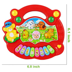 Musical Baby Toys 6 to 12 Months, Baby Piano Light up Animal Musical Toys for Toddlers 1-3, Infant Kids Learning Toys for 1 Year Old Girl Boy, Baby Toys 12-18 Months Gifts