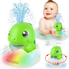 Baby Bath Toys, Bath Toys, Whale Spray Water Bath Toy, Sprinkler Bathtub Shower Toys for Toddlers Kids Boys Girls, Pool Toy for Baby (White)